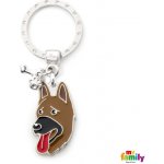 MF GERMAN SHEPERD 4,2x2,5 cm gravírovateľný přívěsek – Zboží Mobilmania