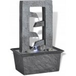 Interiérová fontánka s LED osvětlením, polyresin – Hledejceny.cz