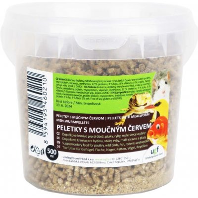 UGF peletky s moučným červem 500 ml – Zboží Dáma