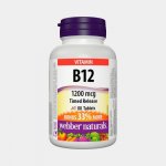 Webber Naturals Vitamin B12 1200 mcg 150 ks – Hledejceny.cz