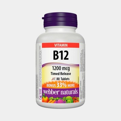 Webber Naturals Vitamin B12 1200 mcg 150 ks – Hledejceny.cz