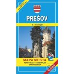 Prešov 1:10 000 Mapa mesta Town plan Stadtplan Plan miasta Várostérkép – Hledejceny.cz