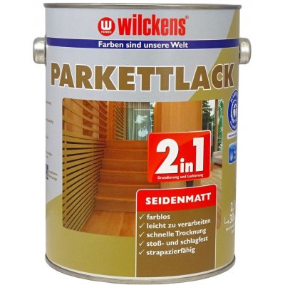 Wilckens Parkettlack 2in1 2,5 l Bezbarvý polomat