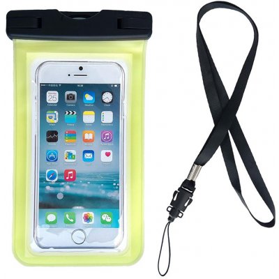 Pouzdro AppleMix WOZINSKY Apple iPhone - voděodolné - plast / guma - černé / žluté