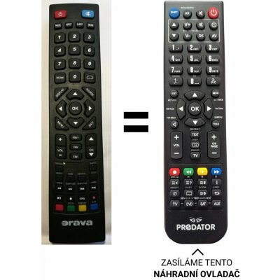 Dálkový ovladač Predátor Orava LT-611 LED P83B – Zboží Živě