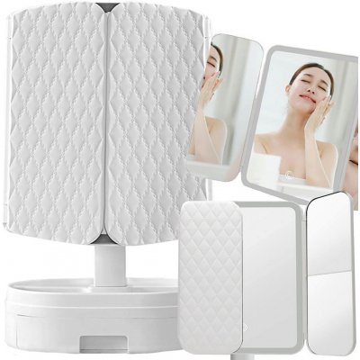 Verk 27028 Kosmetické zrcátko LED 5x zvětšení color – Zboží Dáma