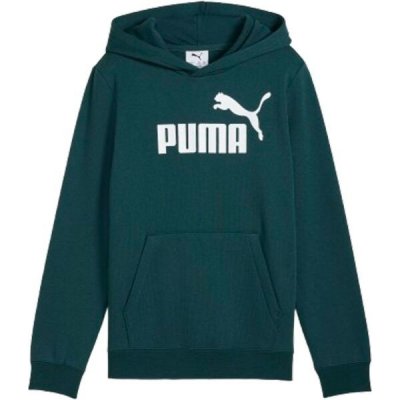 Puma Essentials No.1 Logo Hoodie FL B tmavě zelená – Zboží Dáma