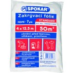 Spokar zakrývací fólie 4x12,5m HDPE 7MY – Hledejceny.cz