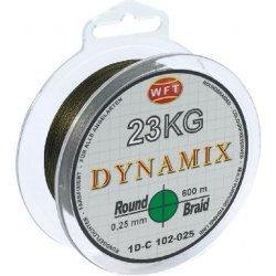 WFT Šňůra Round Dynamix kg Zelená 300m 0,20mm 18kg