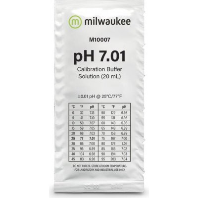 Milwaukee kalibrační roztok pH 7,01/20ml (25ks) – Sleviste.cz
