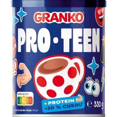 Nestlé Granko PRO-TEEN kakaový nápoj 330g – Sleviste.cz
