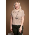 Tričko do gumy Violeta bílá – Sleviste.cz