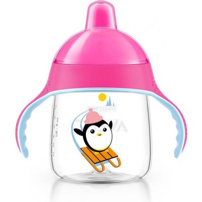 Philips AVENT netekoucí hrneček Premium 260ml růžový – Zbozi.Blesk.cz