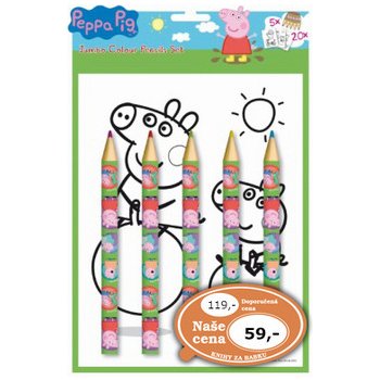 Peppa Pig Maxi pastelky set