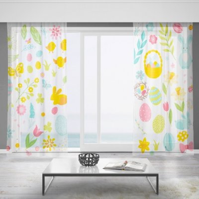 IMPAR Záclony Velikonoce (Rozměr záclony: 150x250) – Hledejceny.cz