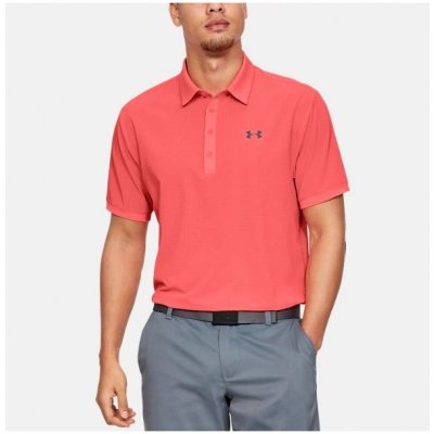 Under Armour Pánské funkční tričko s krátkým rukávem PLAYOFF VENTED POLO růžové 1327038-652 – Zboží Mobilmania