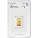 Heraeus zlatý slitek Kinebar 1 g – Zboží Mobilmania