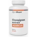 GymBeam Žampion Agaricus extrakt s 20 % polysacharidů a 10 % beta-glukanů 90 kapslí – Hledejceny.cz