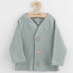 New Baby Kojenecký kabátek na knoflíky Luxury clothing Oliver bílý – Sleviste.cz