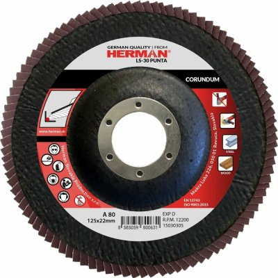 Herman Lamelový kotouč 125 mm 15030305 – Zboží Dáma