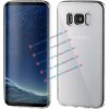 Pouzdro a kryt na mobilní telefon Samsung PROTEMIO 3312 METALLIC Silikonový kryt Samsung Galaxy S8 Plus stříbrný