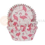 House of Marie Košíčky na cupcakeplameňáci HM5812 bílá růžová průměr 5 cm 50 ks – Hledejceny.cz