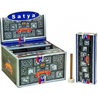 Satya Super Hit indické vonné tyčinky box 12 x 15 g – Hledejceny.cz
