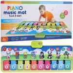 KIK Hudební podložka Piano se zvířátky s nahrávkou – Zboží Dáma