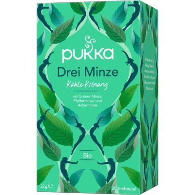 Pukka Herbs Ajurvédský Bio čaj Tři druhy máty 20 ks