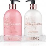 Baylis & Harding Růžová magnólie a Hruškový květ tekuté mýdlo 500 ml + mléko na ruce 500 ml dárková sada – Sleviste.cz