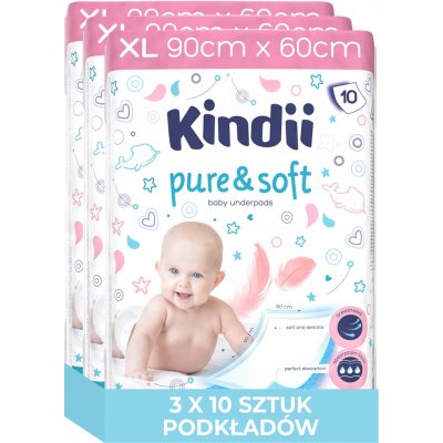 Podložka pro přebalování v lalocích Kindii 90 cm x 60 cm 10 ks – Zboží Mobilmania