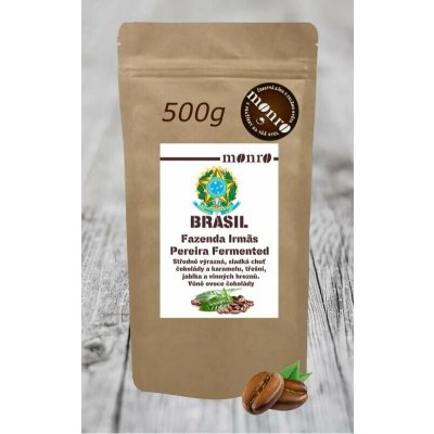 Monro Brasil Fazenda Irmãs Pereira Natural Fermented káva Arabika zrnková 0,5 kg – Hledejceny.cz