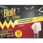 Biolit Plus Elektrický odpařovač proti komárům a mouchám + náplň citronella 30 nocí 31 ml – Sleviste.cz
