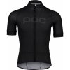 Cyklistický dres POC Essential Road Logo Uranium Black/Uranium Black