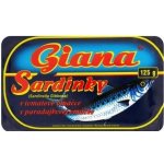 Giana Sardinky v tomatové omáčce 125 g – Zboží Dáma