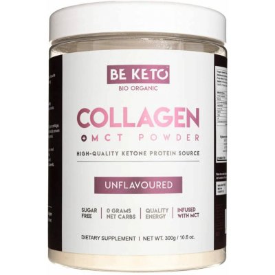BeKeto Keto Kolagen s MCT olejem Neochucený 300 g – Hledejceny.cz