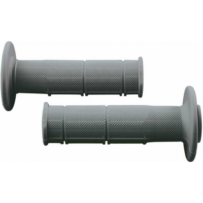 RTECH gripy Racing měkké, šedé, pár, délka 116 mm | Zboží Auto