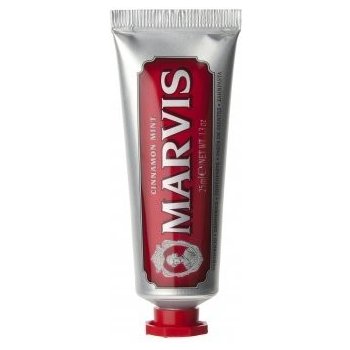 Marvis Cinnamon Mint zubní pasta bez fluoridu, 25 ml