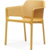 Zahradní židle a křeslo Zahradní židle NARDI NET hořčicově žlutá