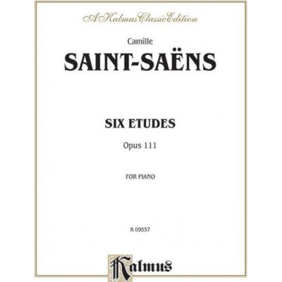 Camille Saint-Saëns: Six Etudes Op. 111 noty na klavír – Zboží Mobilmania