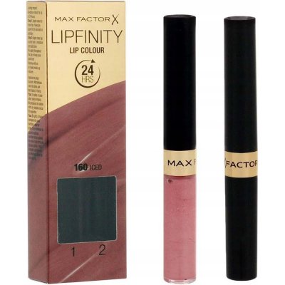 Max Factor Lipfinity Lip Colour 24h rtěnky 160 iced 4,2 g – Zboží Mobilmania