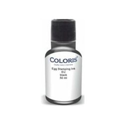 Coloris Razítková barva na vajíčka černá 50 ml