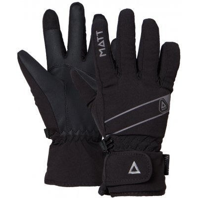Matt Junior Gloves Primatt dětské zimní rukavice Black – Zboží Mobilmania
