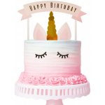 Godan Dekorace na narozeninový dort Jednorožec 17 cm – Zboží Dáma