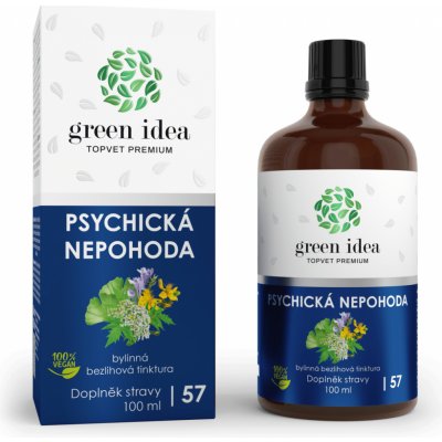 Green idea Psychická nepohoda bezlihová tinktura 100 ml – Hledejceny.cz