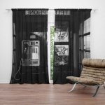 Sablio Závěs Telefonní budka: 2ks 140x250cm – Hledejceny.cz