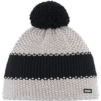 Eisbär Styler Pompon MÜ 133/White/Silver Graumeliert/Schwarz – Zboží Mobilmania