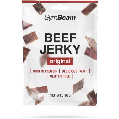 GymBeam Sušené maso Beef Jerky originál 50 g – Hledejceny.cz