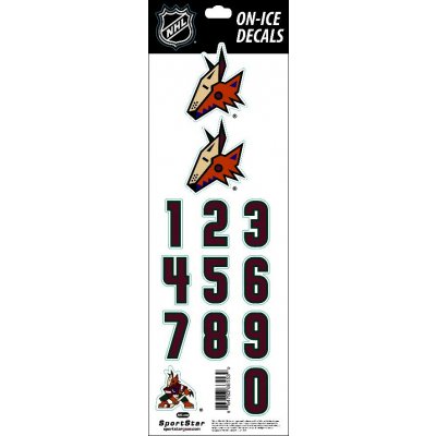 Sportstape ALL IN ONE HELMET DECALS - ARIZONA COYOTES – Zboží Mobilmania