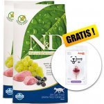 N&D GF cat Lamb & Blueberry 2 x 5 kg – Zboží Mobilmania